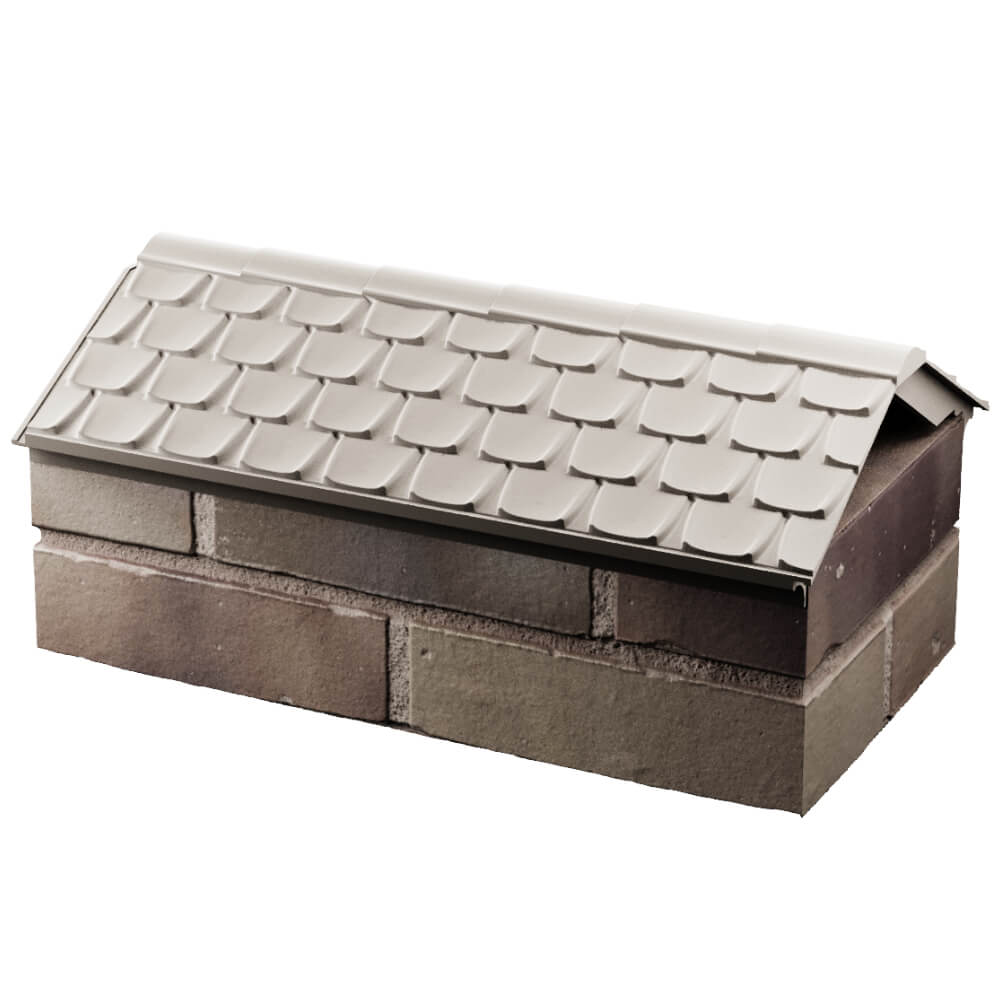 Парапет Zking Эльбрус Бежевый с посадкой на 1 кирпич (255мм) в Нягани фото