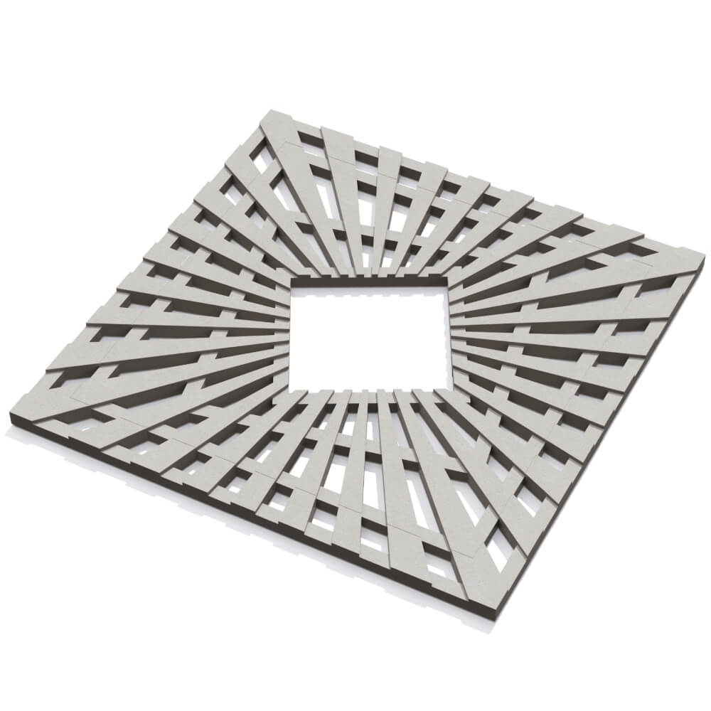 Приствольная решетка для дерева ZKING ATMOSPHERE 1.2х1.2м Бежевая в Нягани фото