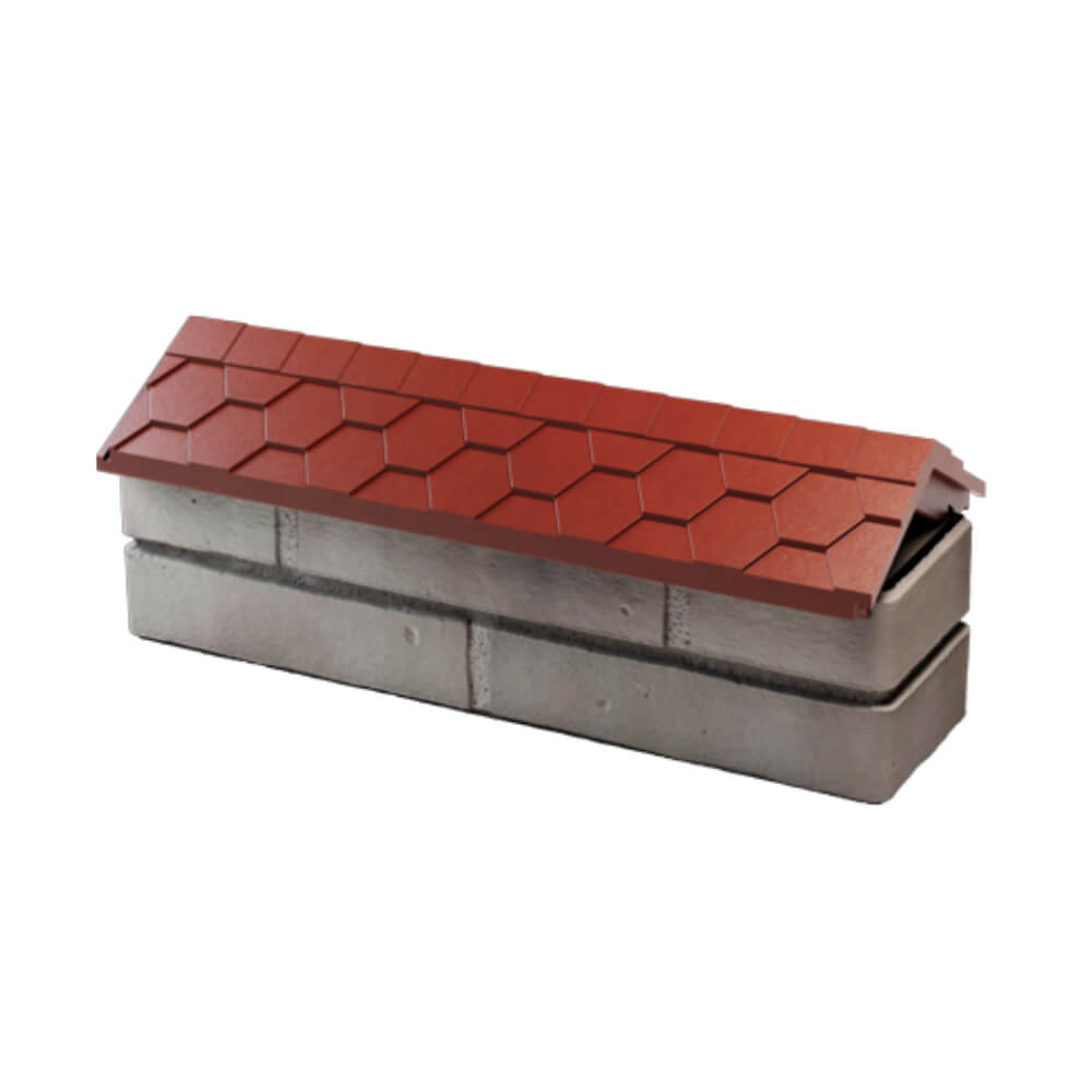 Парапет Zking Эверест Красный с посадкой на 0.5 кирпича (130мм) в Нягани фото