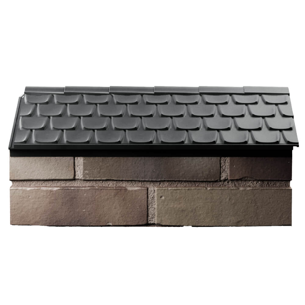 Парапет Zking Эльбрус Серый с посадкой на 1 кирпич (255мм) в Нягани фото