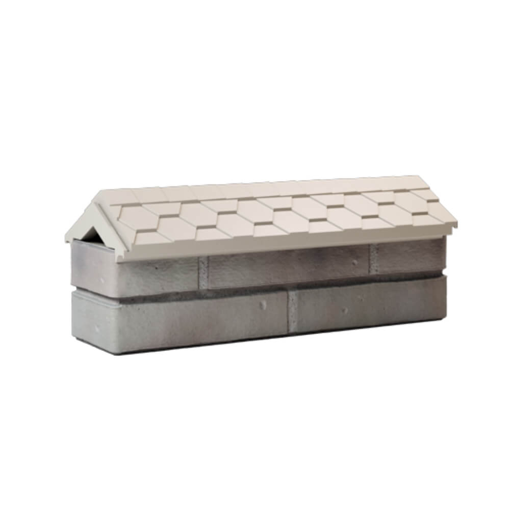 Парапет Zking Эверест Бежевый с посадкой на 0.5 кирпича (130мм) Нягань фото