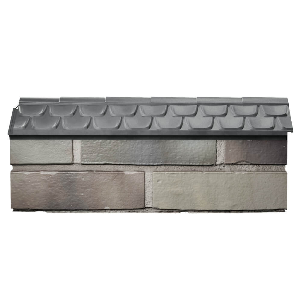 Парапет Zking Эльбрус Серый с посадкой на 0.5 кирпича (130мм) в Нягани фото