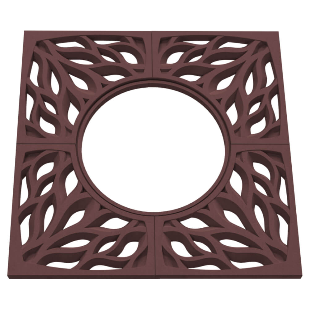 Приствольная решетка для дерева ZKING CRUST 1.2х1.2м Коричневая в Нягани фото