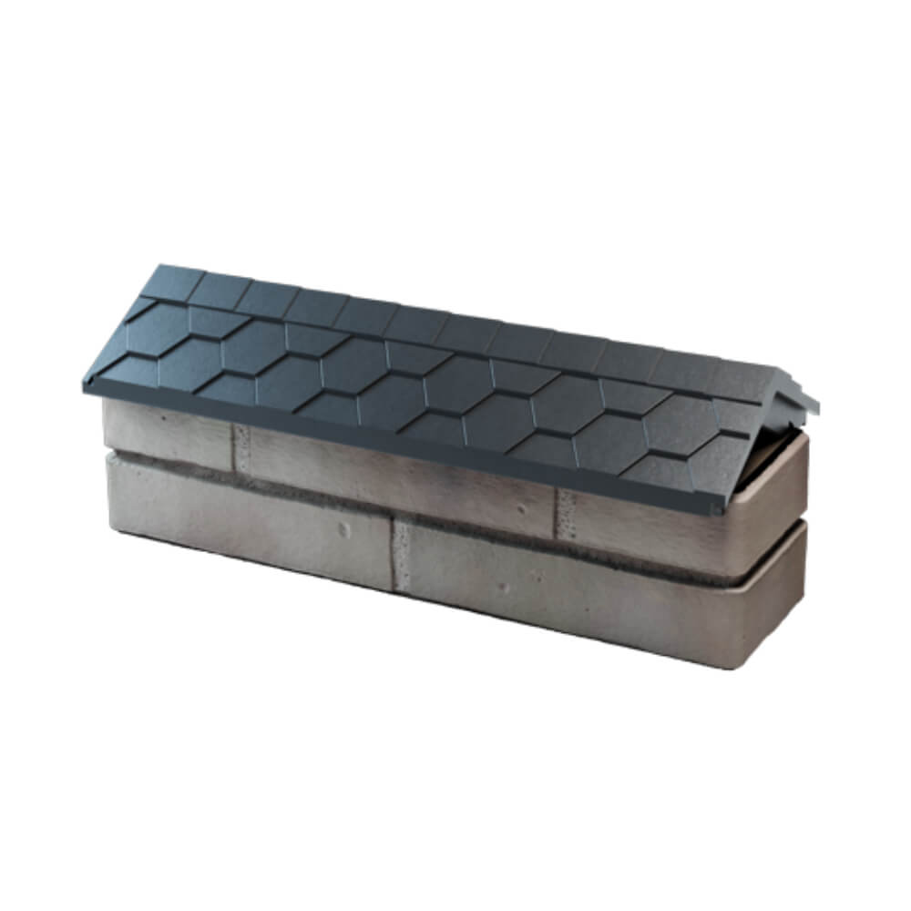 Парапет Zking Эверест Серый с посадкой на 0.5 кирпича (130мм) в Нягани фото