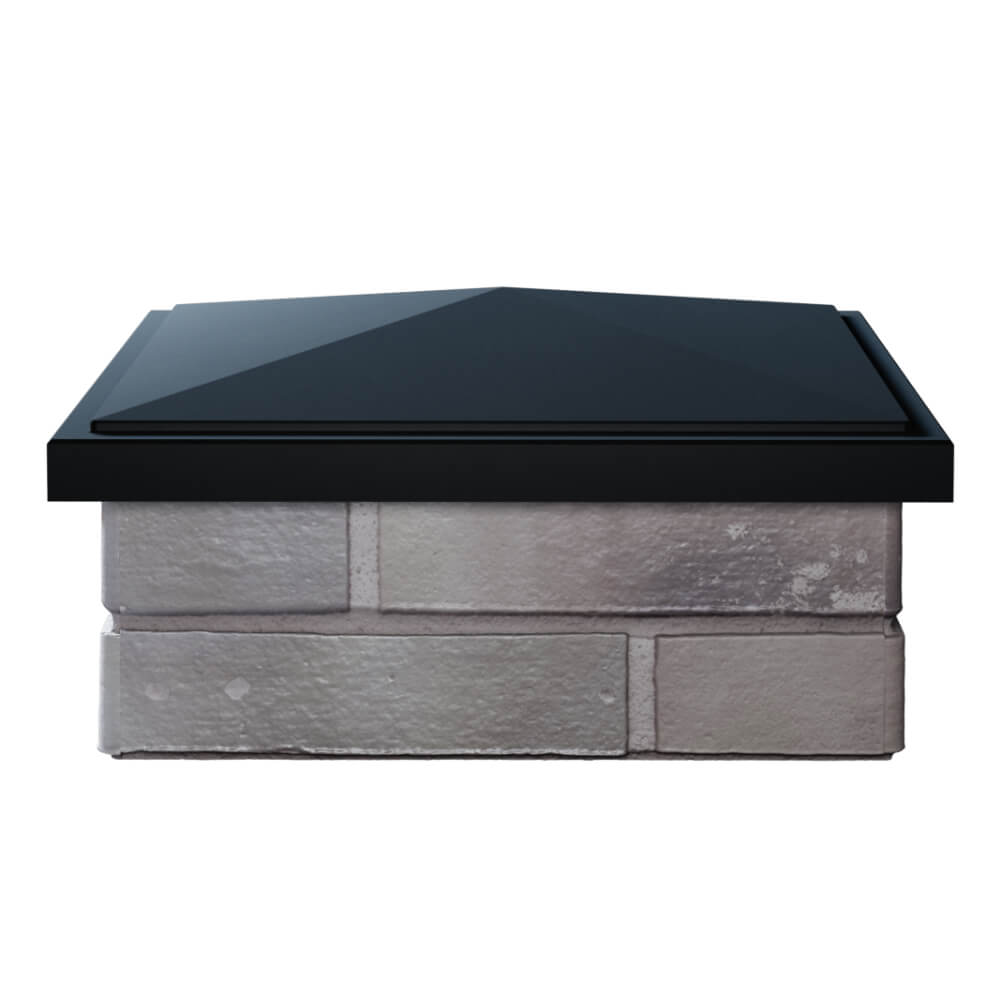 Колпак Zking БонаМоно Черный на столб 1.5х1.5 кирпича (385х385, 400х400мм) Нягань фото