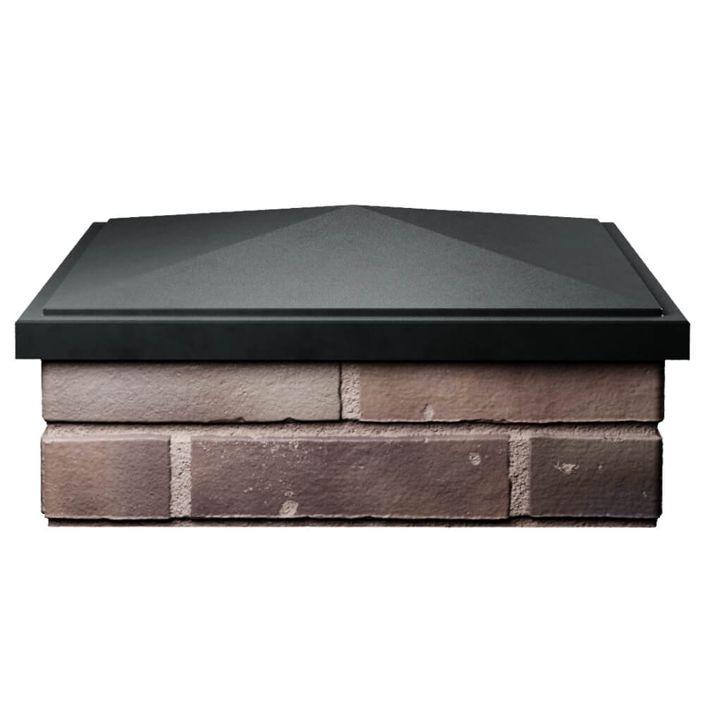 Колпак Zking БонаМоно Черный на столб 2х2 кирпича (515х515, 530х530мм) Нягань фото