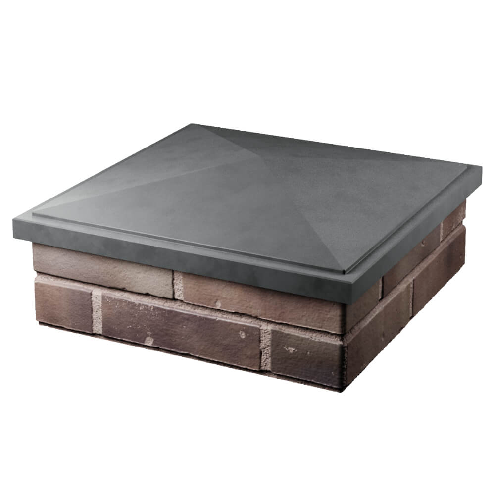 Колпак Zking БонаМоно Серый на столб 2х2 кирпича (515х515, 530х530мм) в Нягани фото