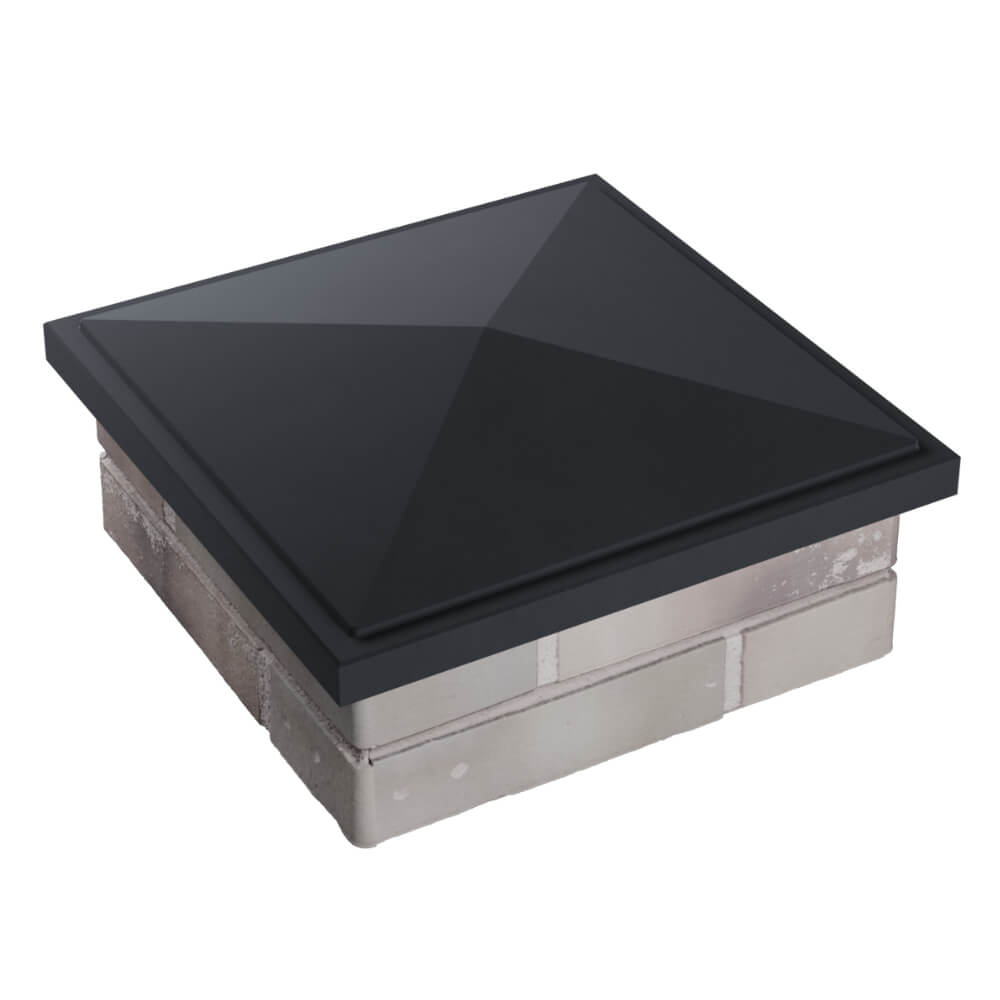 Колпак Zking БонаМоно Серый на столб 1.5х1.5 кирпича (385х385, 400х400мм) в Нягани фото