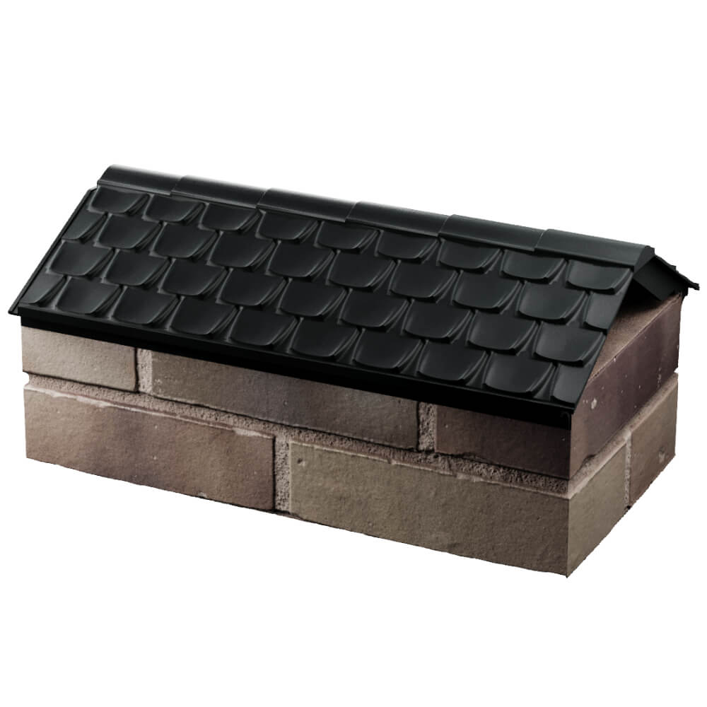 Парапет Zking Эльбрус Черный с посадкой на 1 кирпич (255мм) в Нягани фото