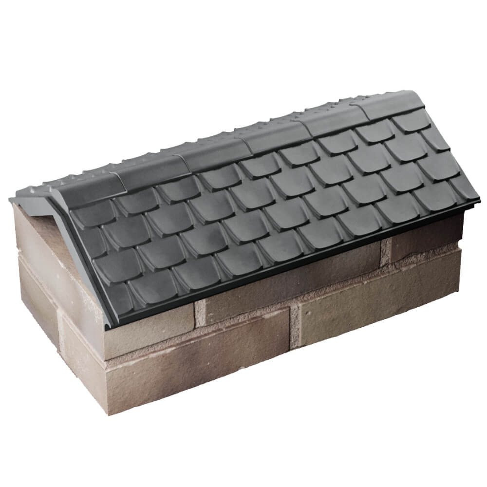 Парапет Zking Эльбрус Серый с посадкой на 1 кирпич (255мм) в Нягани фото