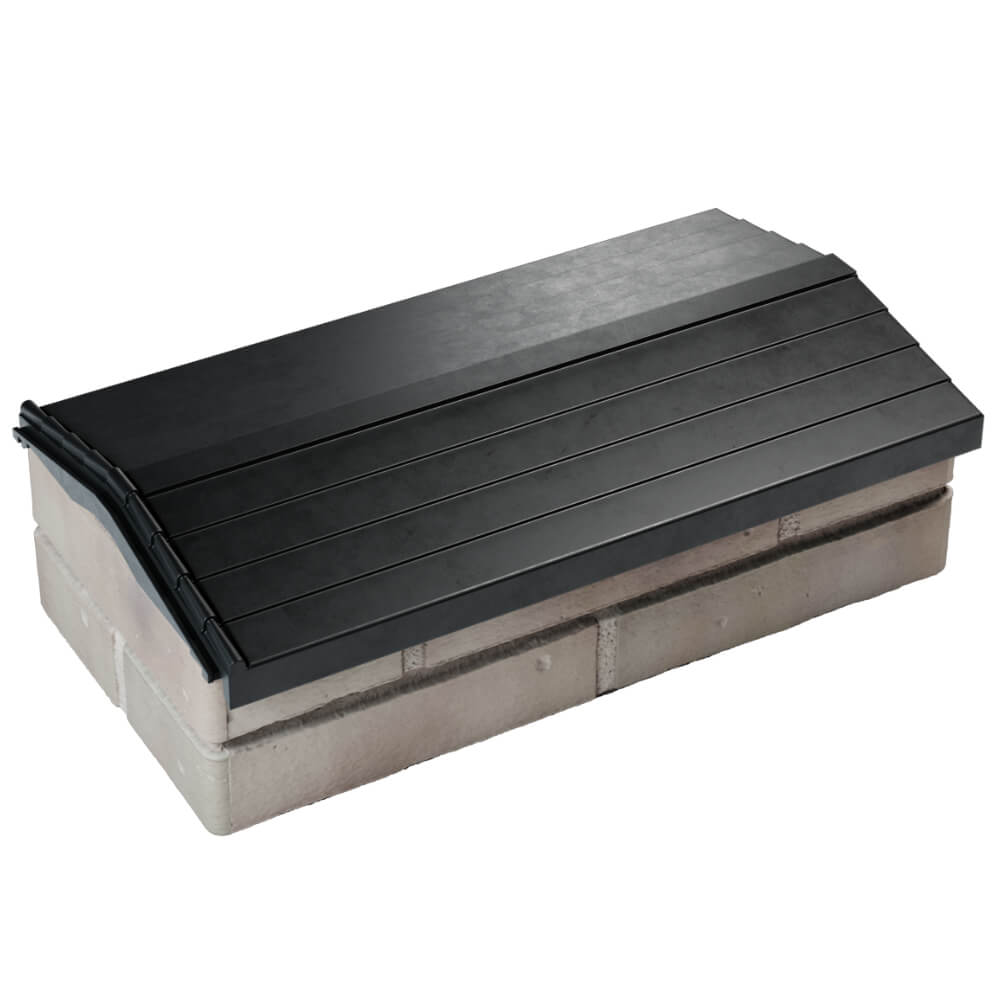 Парапет Zking Бона ХайТек Черный с посадкой на 1 кирпич (200/225/255мм) в Нягани фото