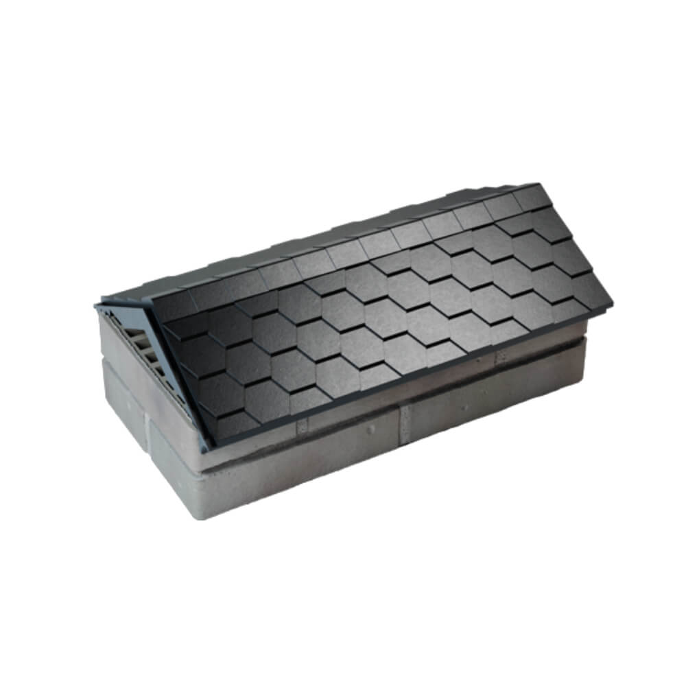 Парапет Zking Эверест Черный с посадкой на 1 кирпич (200/225/255мм) в Нягани фото