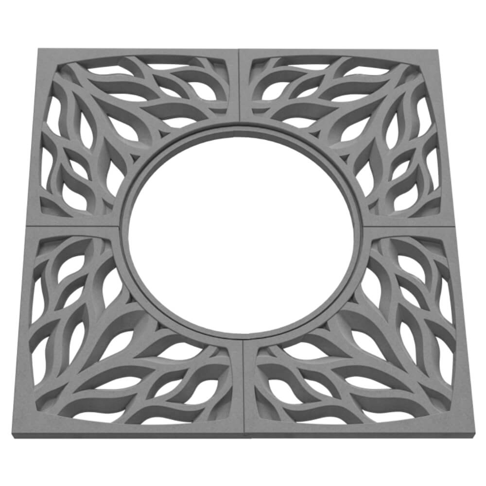 Приствольная решетка для дерева ZKING CRUST 1.2х1.2м Серая в Нягани фото