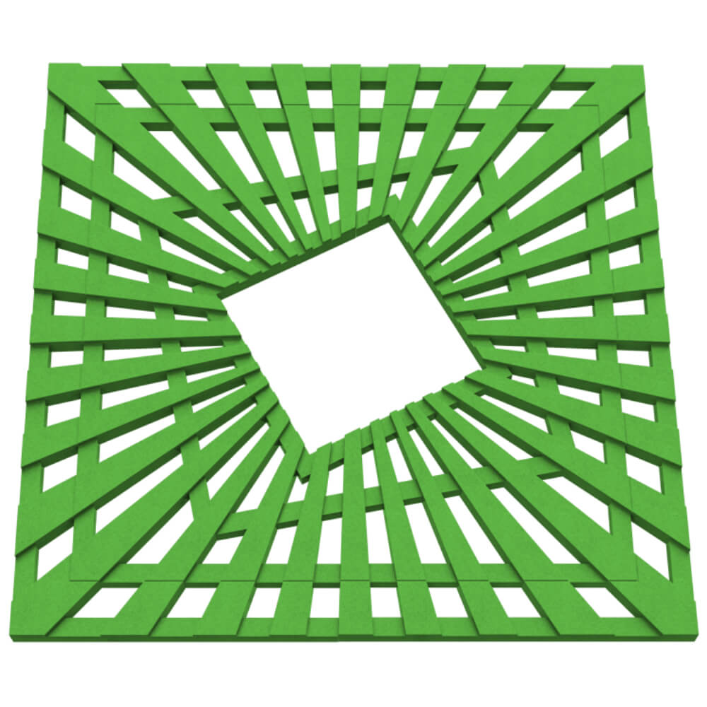 Приствольная решетка для дерева ZKING ATMOSPHERE 1.2х1.2м Зеленая в Нягани фото