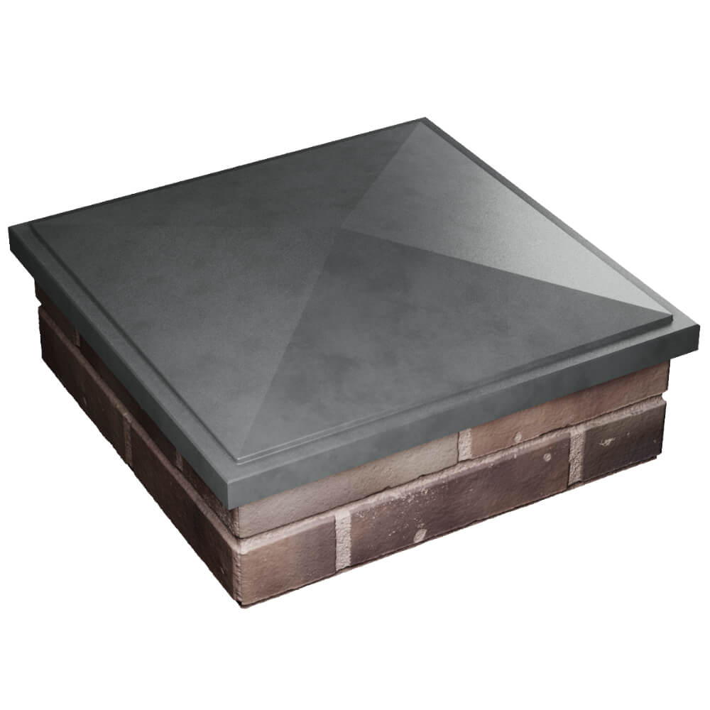 Колпак Zking БонаМоно Серый на столб 2х2 кирпича (515х515, 530х530мм) в Нягани фото