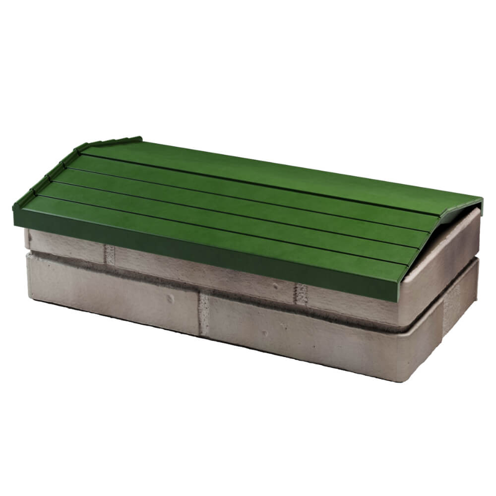 Парапет Zking Бона ХайТек Зеленый с посадкой на 1 кирпич (200/225/255мм) в Нягани фото