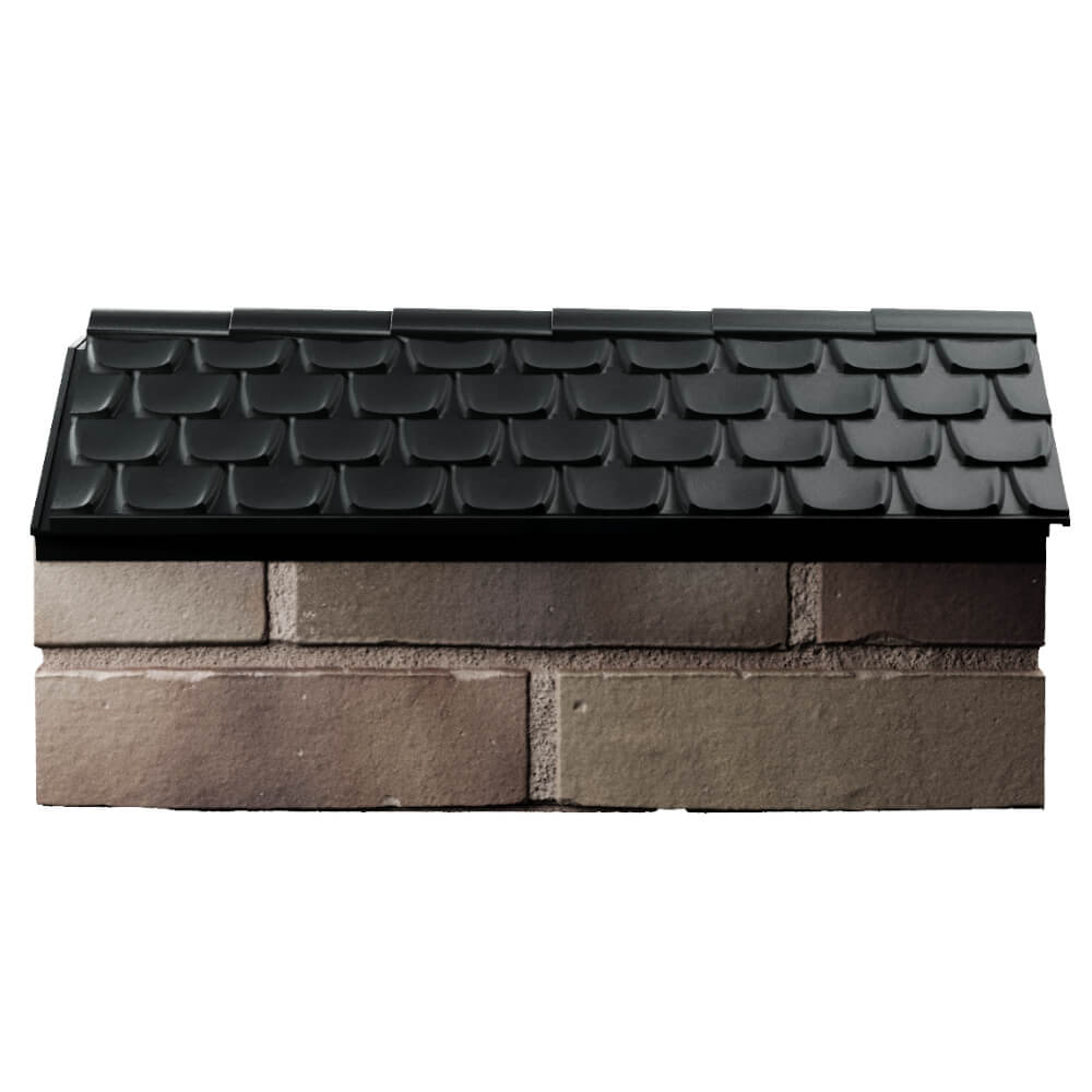Парапет Zking Эльбрус Черный с посадкой на 1 кирпич (255мм) в Нягани фото