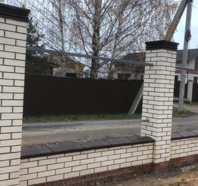 Колпак Zking Бона ХайТек Коричневый на столб 1.5х1.5 кирпича (385х385мм) в Нягани фото