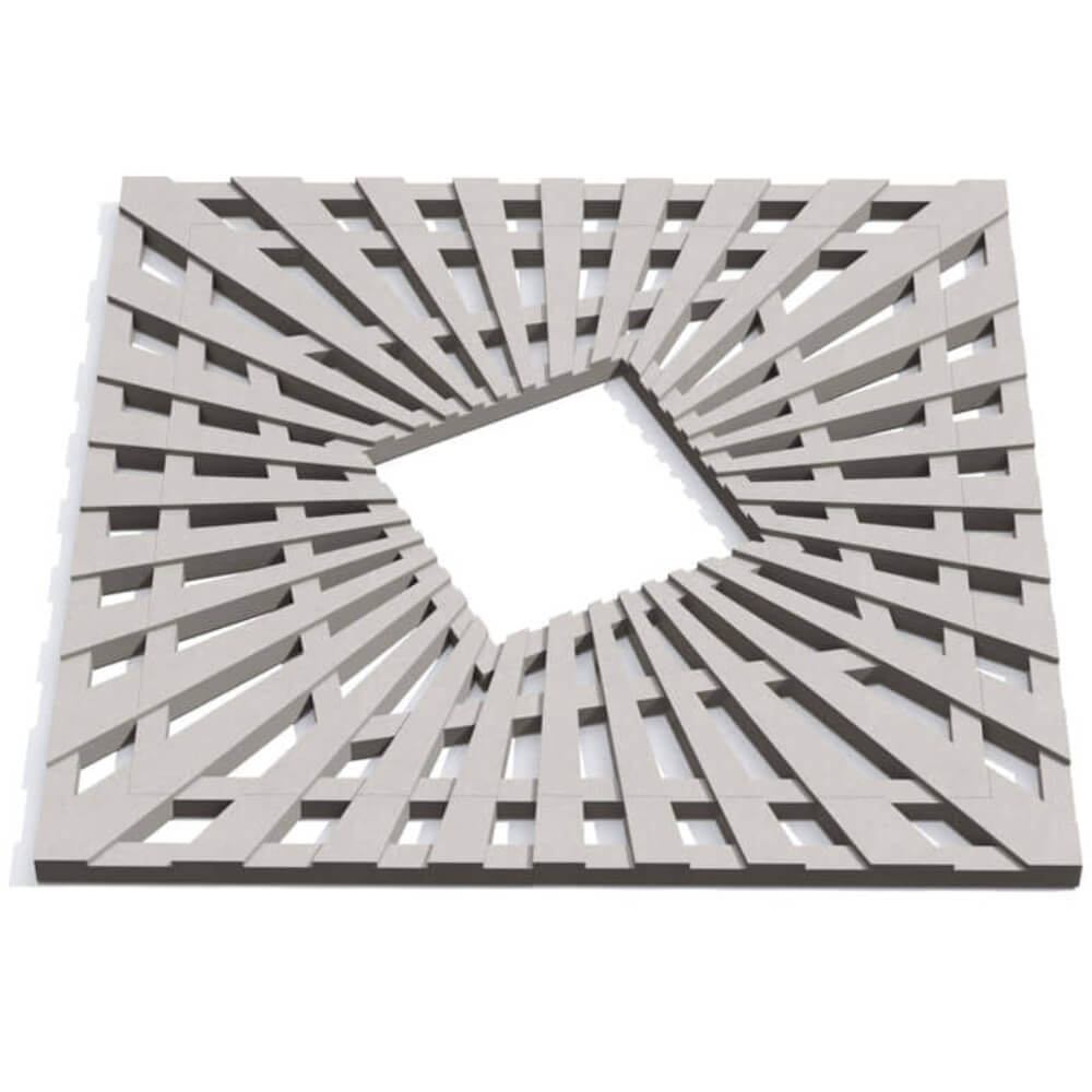 Приствольная решетка для дерева ZKING ATMOSPHERE 1.2х1.2м Бежевая Нягань фото