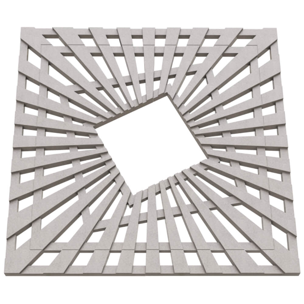 Приствольная решетка для дерева ZKING ATMOSPHERE 1.2х1.2м Бежевая в Нягани фото