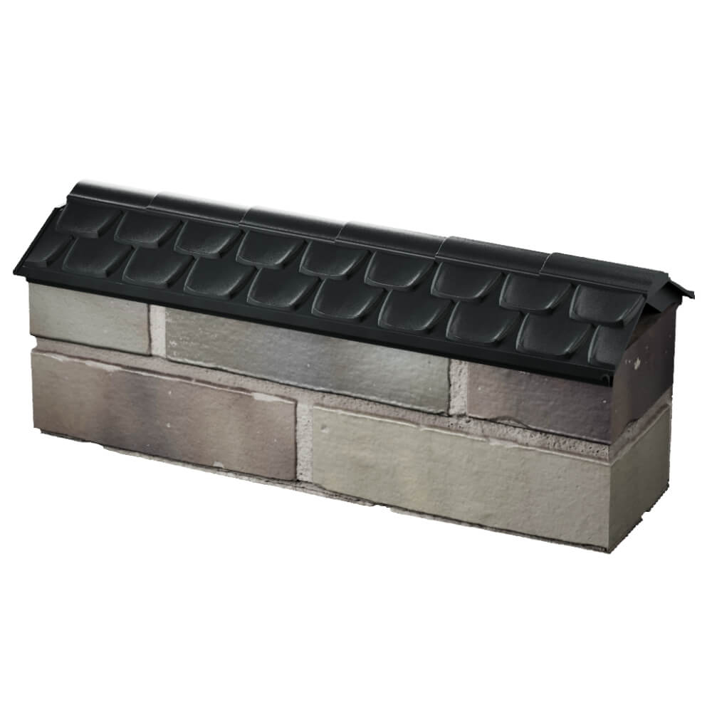 Парапет Zking Эльбрус Черный с посадкой на 0.5 кирпича (130мм) в Нягани фото