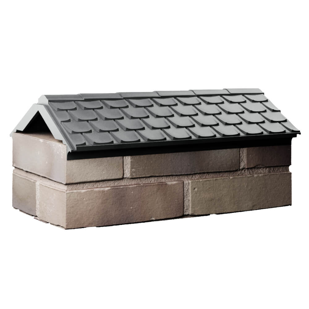 Парапет Zking Эльбрус Серый с посадкой на 1 кирпич (255мм) Нягань фото