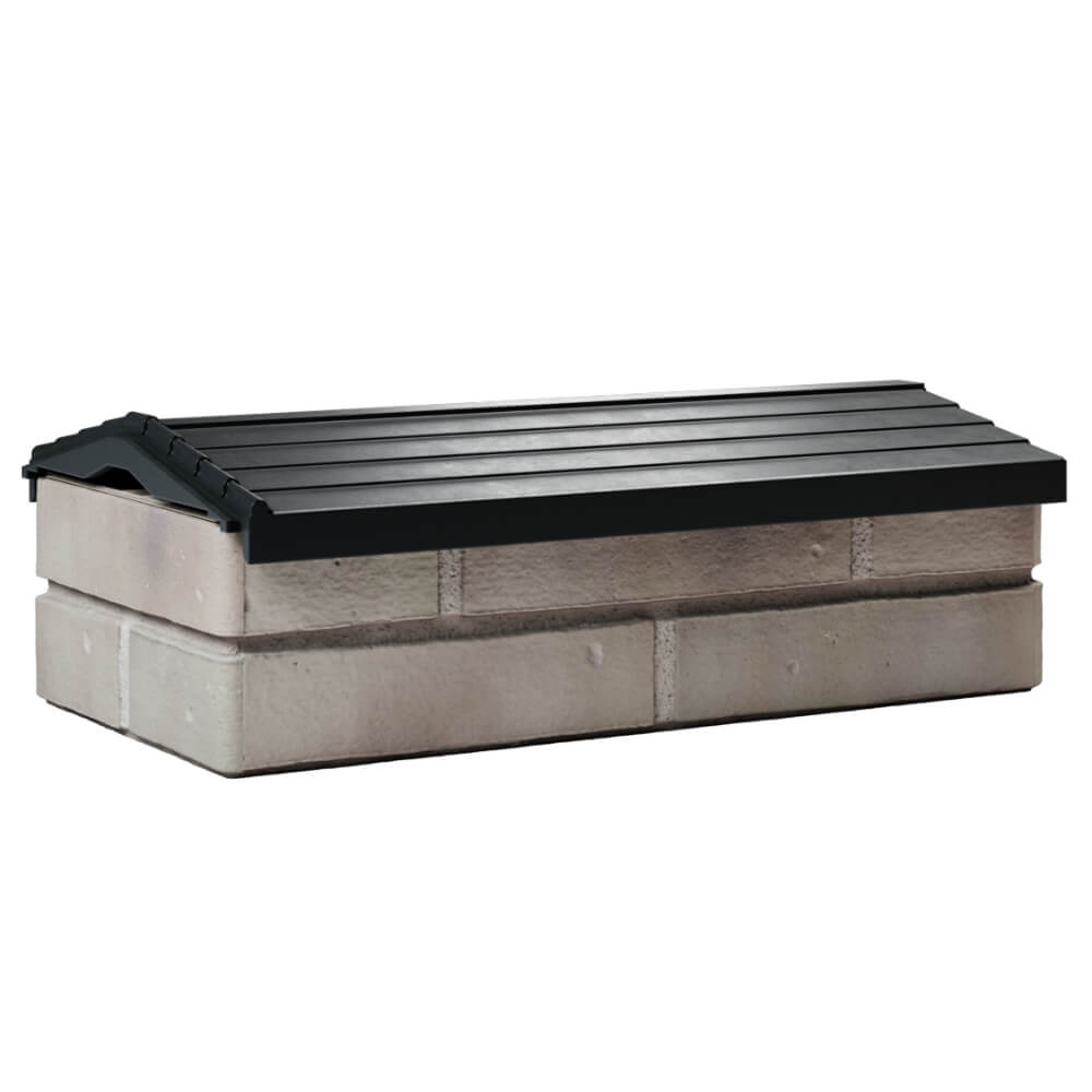 Парапет Zking Бона ХайТек Черный с посадкой на 1 кирпич (200/225/255мм) Нягань фото