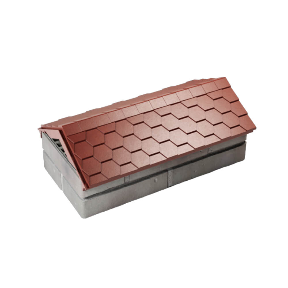 Парапет Zking Эверест Красный с посадкой на 1 кирпич (200/225/255мм) в Нягани фото