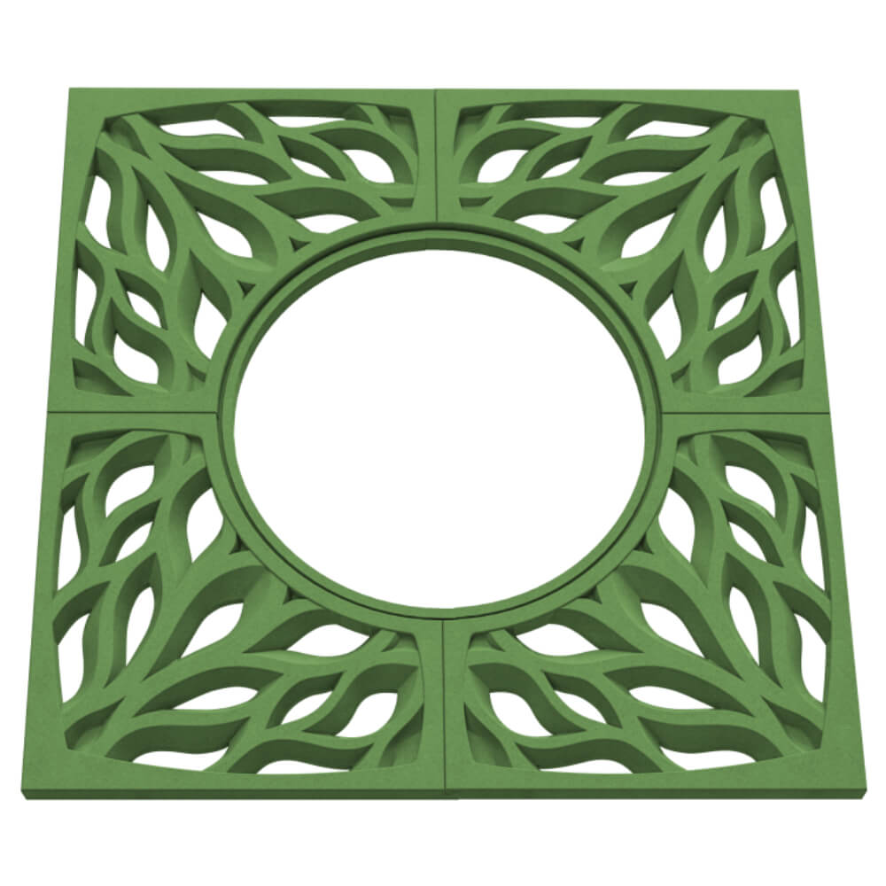 Приствольная решетка для дерева ZKING CRUST 1.2х1.2м Зеленая в Нягани фото