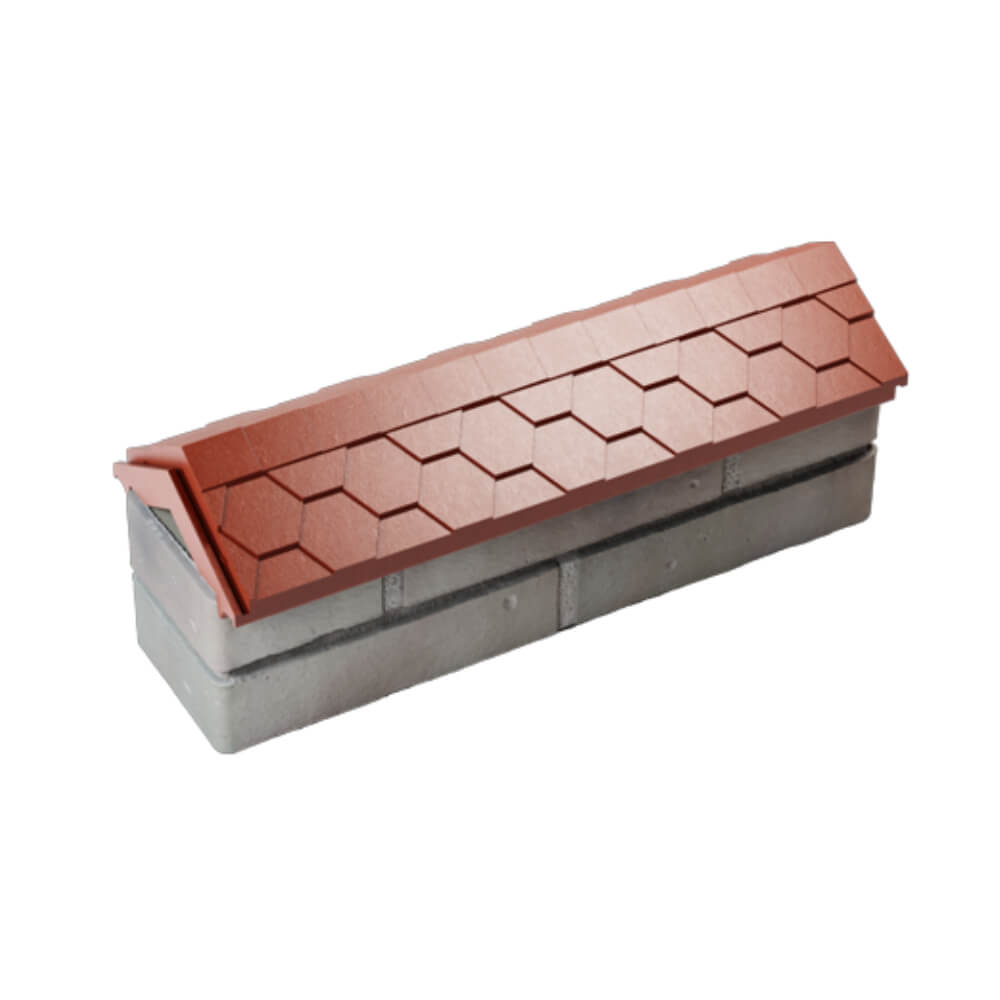 Парапет Zking Эверест Красный с посадкой на 0.5 кирпича (130мм) в Нягани фото
