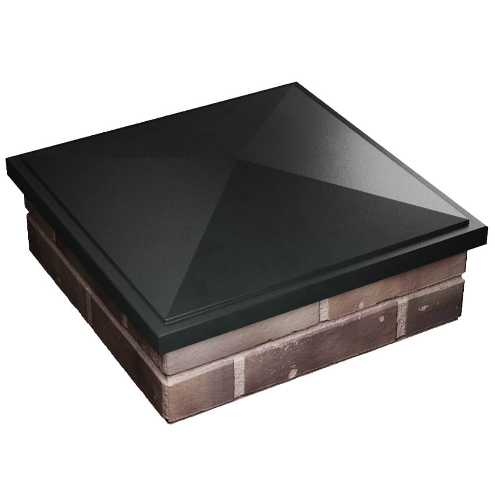 Колпак Zking БонаМоно Черный на столб 2х2 кирпича (515х515, 530х530мм) в Нягани фото