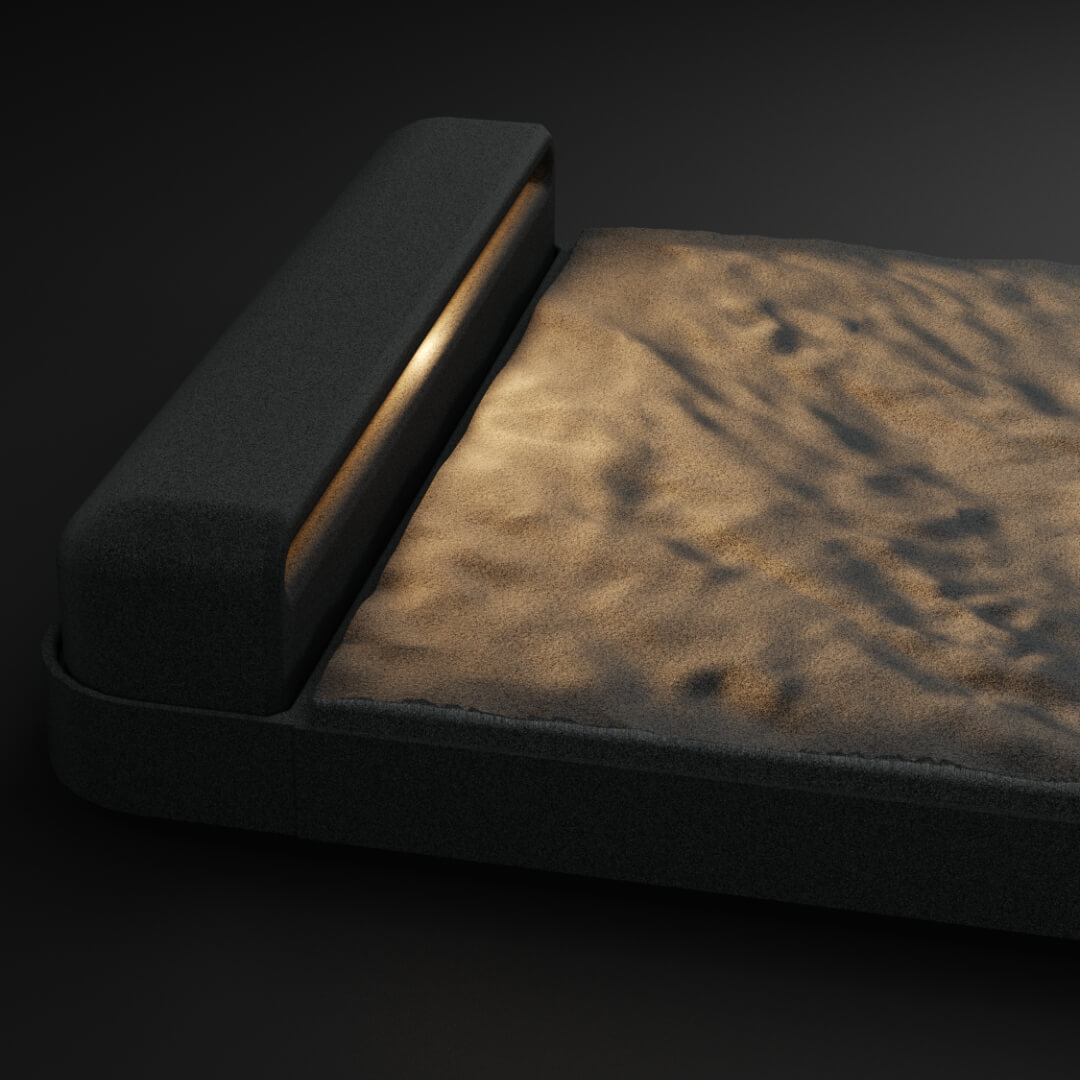 LED Светильник для шаговой плиты STONE Графитовый Серый 330х75х98мм Нягань фото