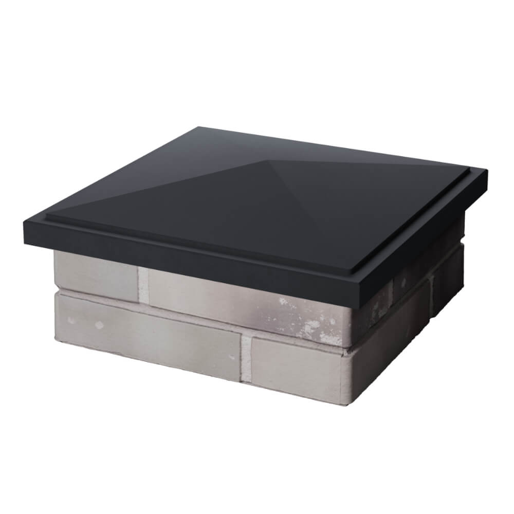 Колпак Zking БонаМоно Серый на столб 1.5х1.5 кирпича (385х385, 400х400мм) в Нягани фото