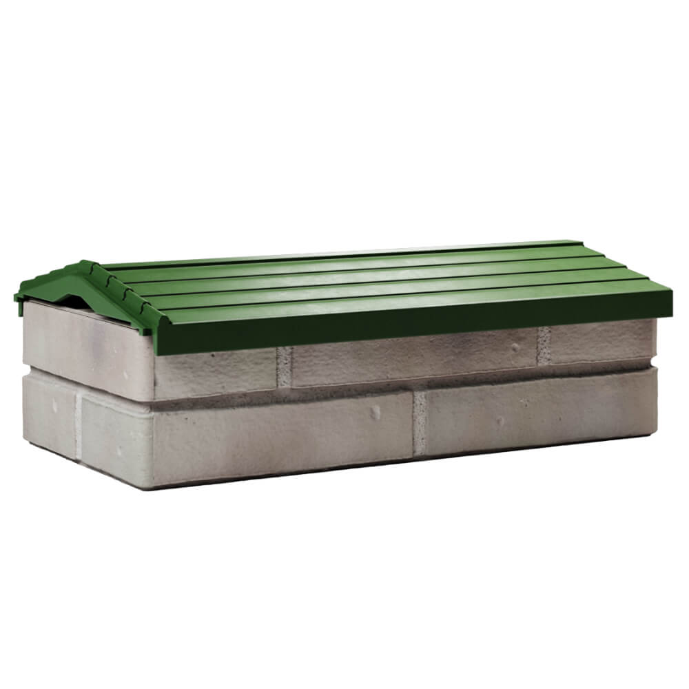 Парапет Zking Бона ХайТек Зеленый с посадкой на 1 кирпич (200/225/255мм) Нягань фото