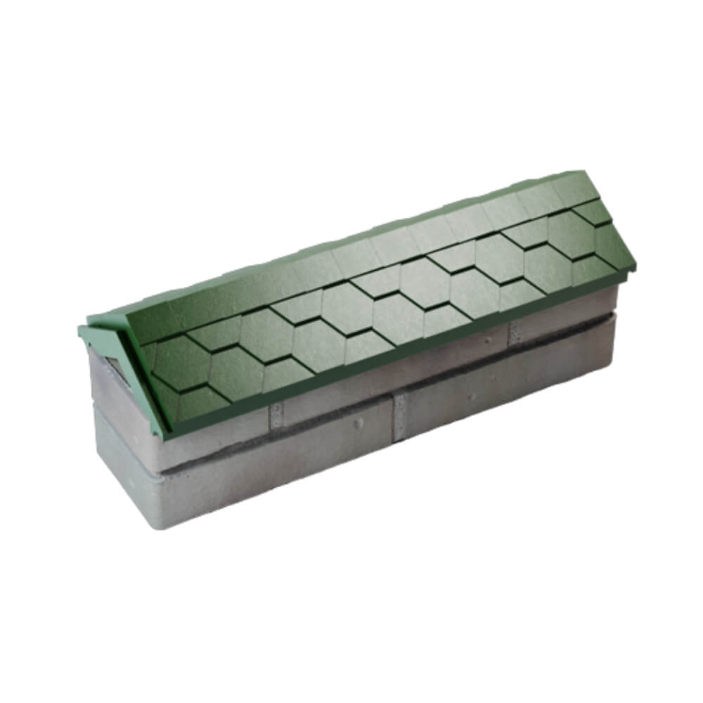 Парапет Zking Эверест Зеленый с посадкой на 0.5 кирпича (130мм) в Нягани фото