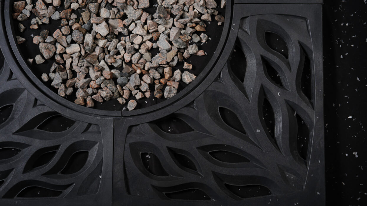 Приствольная решетка для дерева ZKING CRUST 1.2х1.2м Черная в Нягани фото